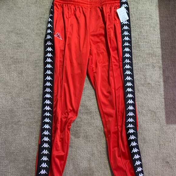 Men’s Kappa red track pants